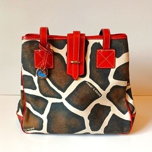 Dooney & Bourke Giraffe Print Tote Bag